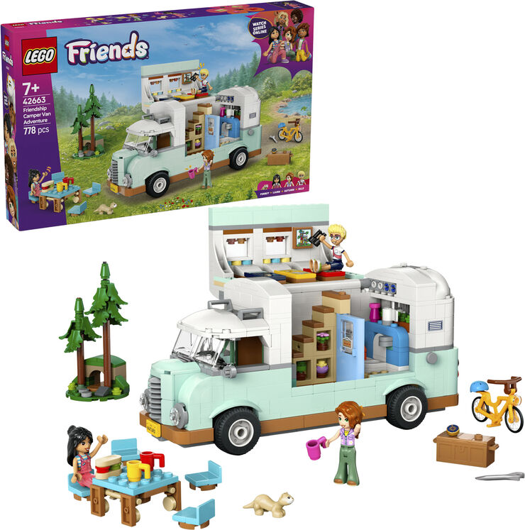 Lego Venskabs-autocamper på eventyr