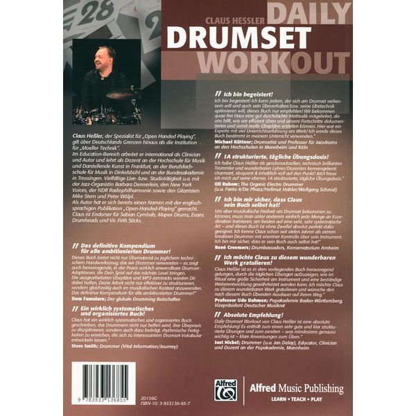 Alfred Music Publishing Daily Drumset Workout