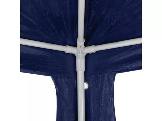 Tonnelle de jardin Tente de réception Chapiteau Bleu 3x3m