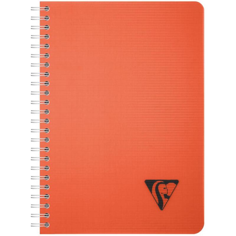 Carnet reliure intégrale Linicolor ESSENCE A5 180 pages petits carreaux couverture plastique polypropyène rainuré - Assortis
