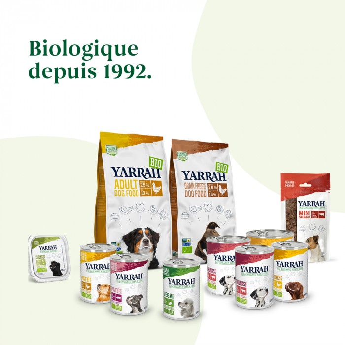 Yarrah pâtées bio - Lot 12 x 400 g