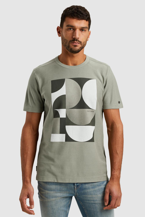 Cast Iron groene heren t-shirt