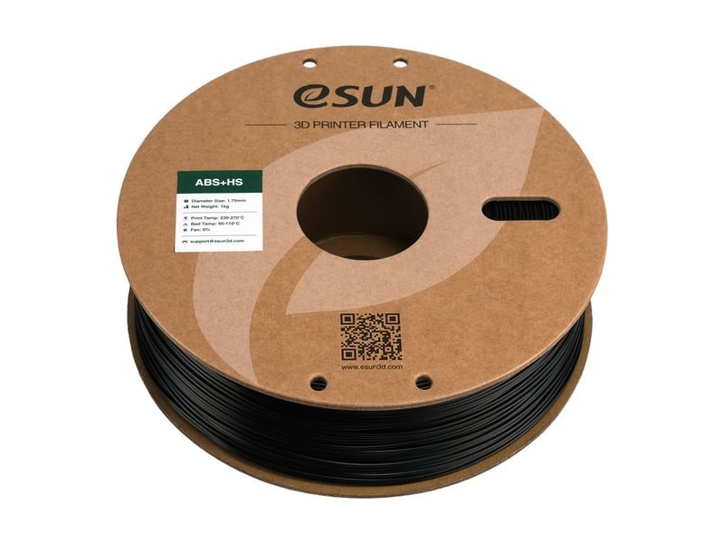 eSun Filament ABS  HS Schwarz 1.75 mm 1 kg ABS  HS Highspeed Filament