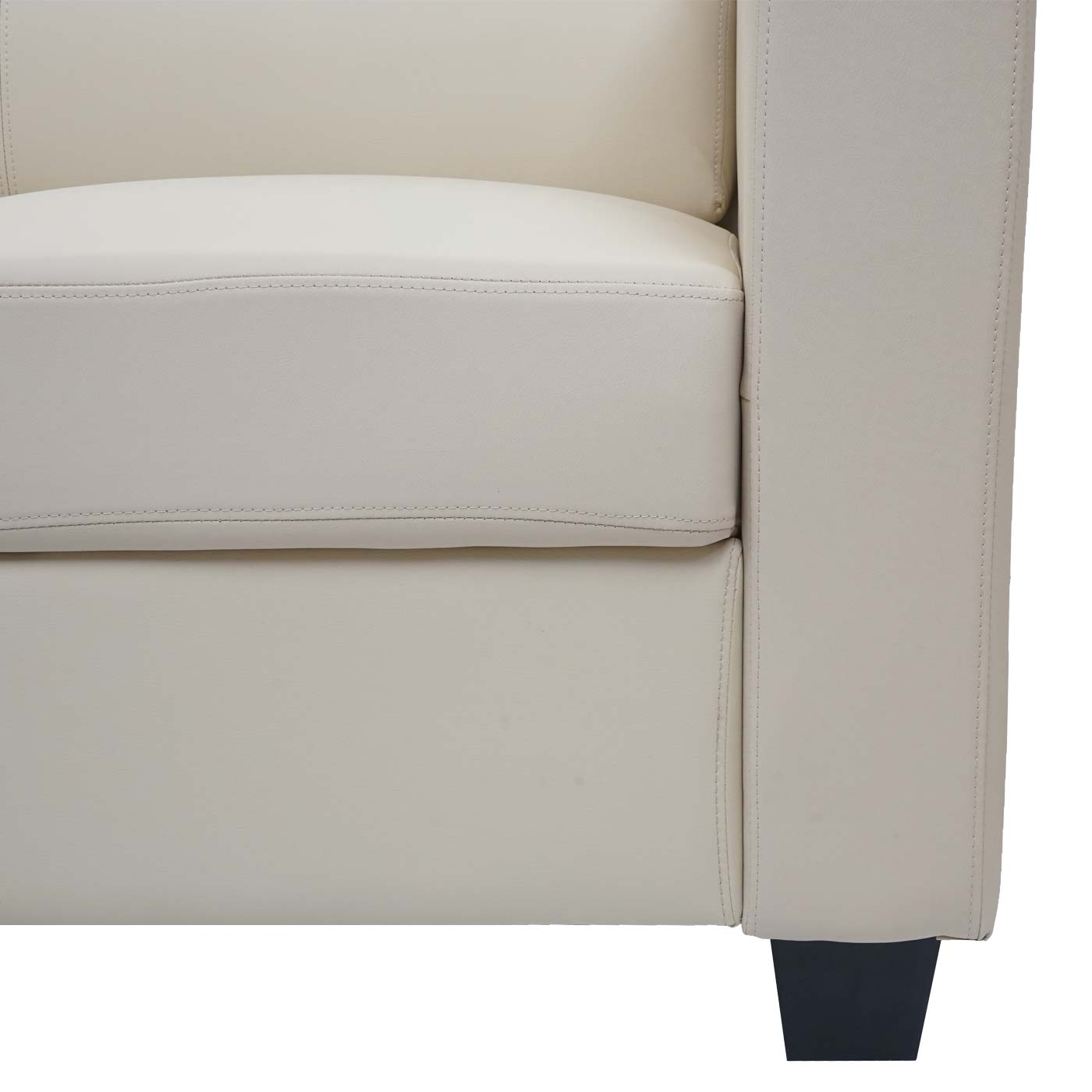 3-1-1 Couchgarnitur Lille ~ Leder, creme