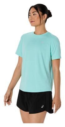Maillot manches courtes Asics Core Run Bleu Femme