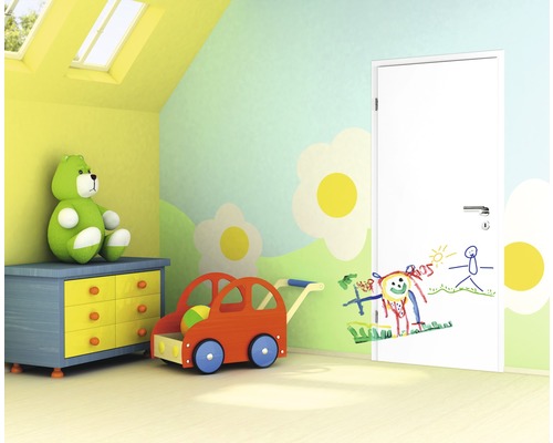 Pertura binnendeur Yori CPL wit (vergelijkbaar met RAL 9010) 86,0x198,5 cm Links
