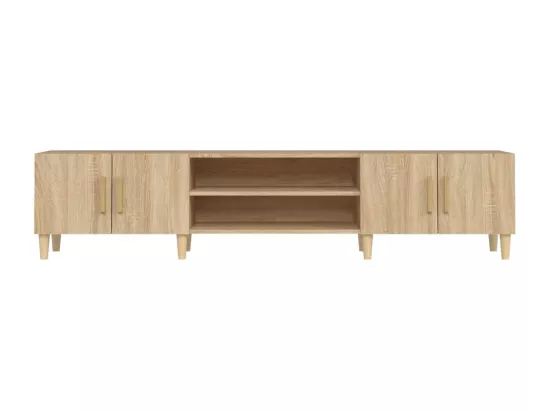 Meubles TV chêne sonoma 180x31,5x40 cm bois d'ingénierie