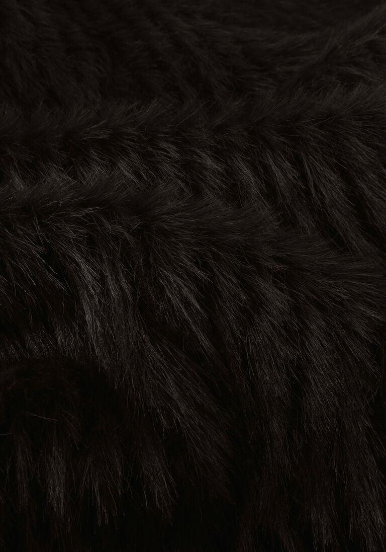grijze stand studio faux fur jas genevieve coat