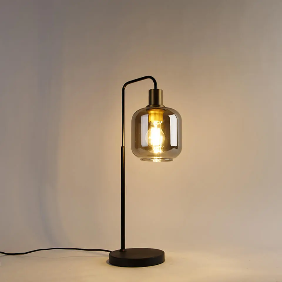 Qazqa tafellampen zuzanna goudkleurig e27