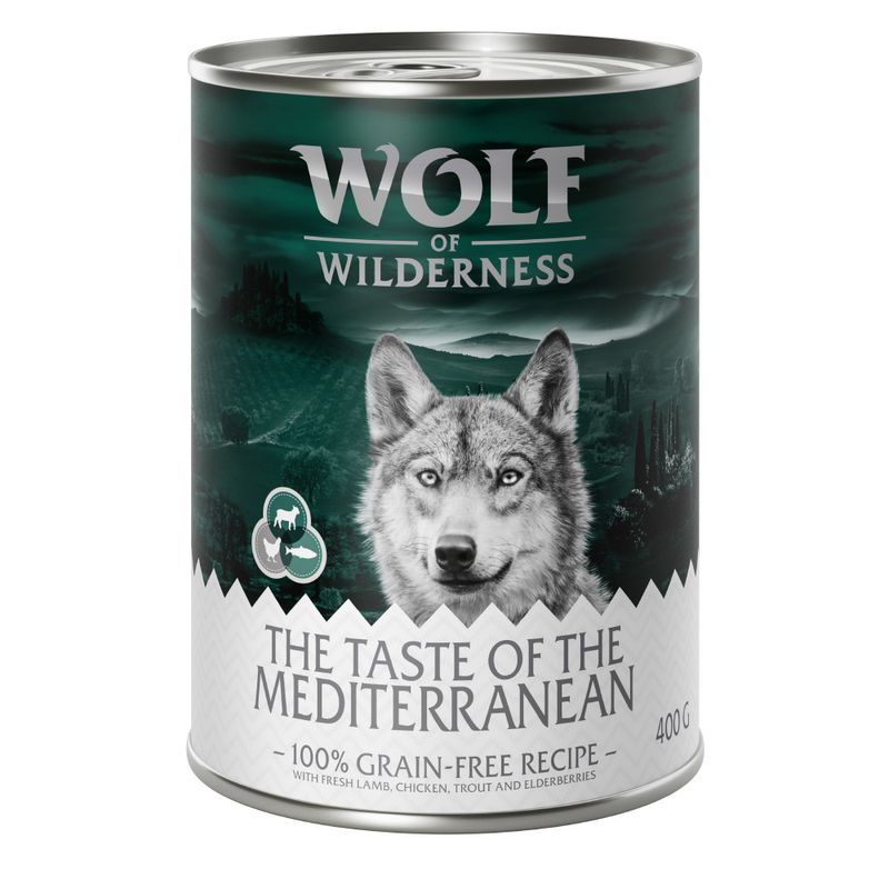 Wolf of Wilderness The Taste Of Adulte 6 x 400 g