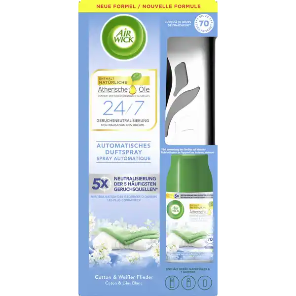 Freshmatic Max automatisches Duftspray Cotton & Weißer Flieder