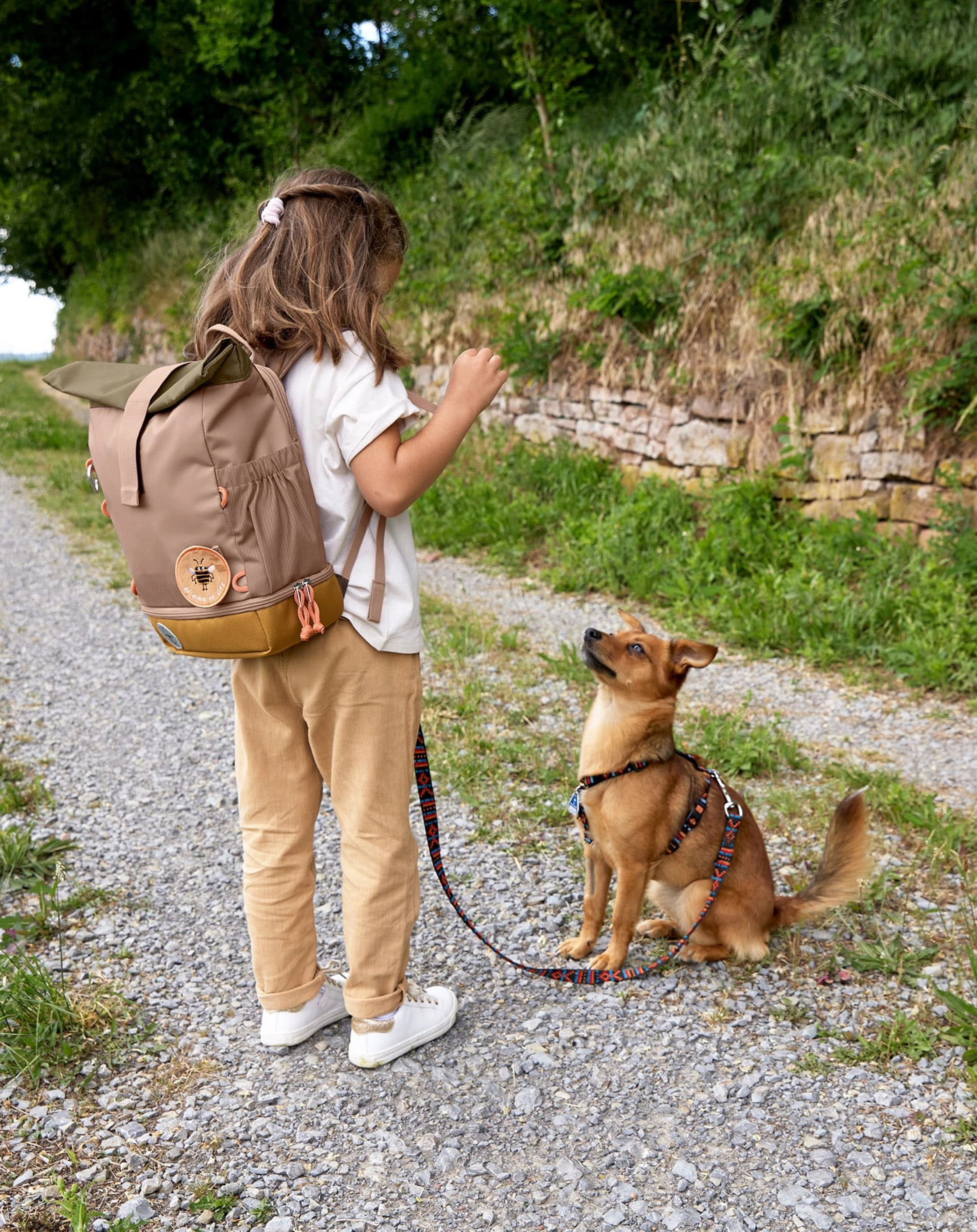 Rolltop-Rucksack NATURE (32,5x23x11) in hazelnut