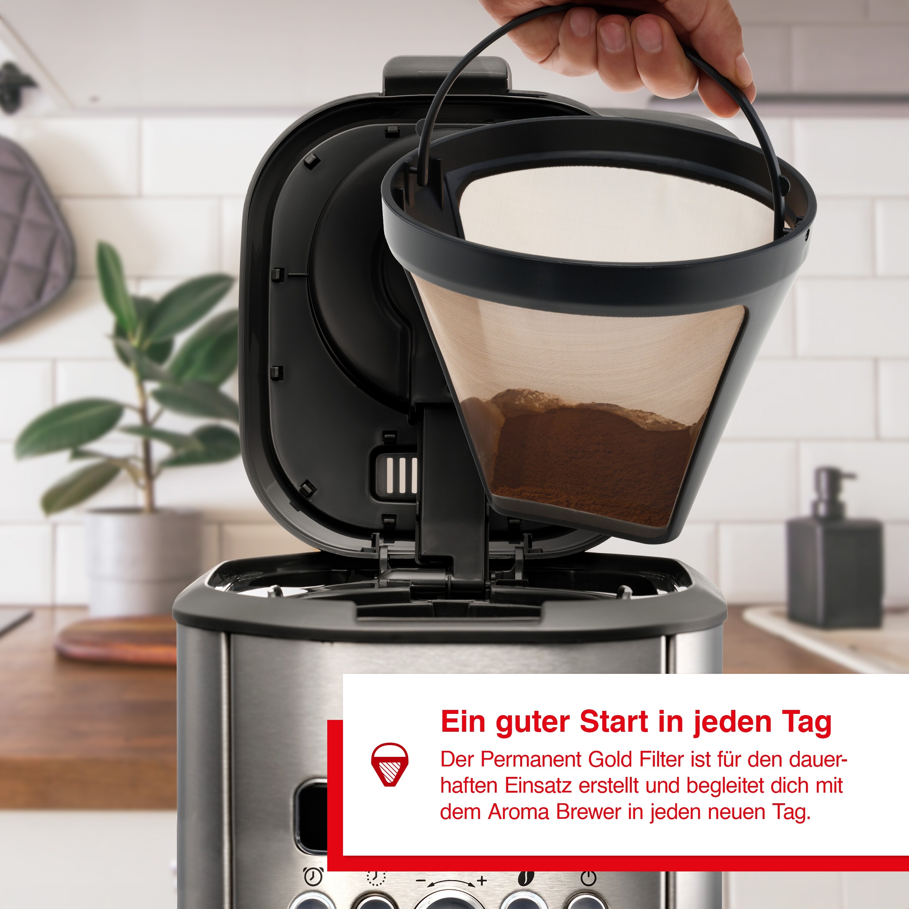 Solis Permanent Filter, Dauerbetrieb für Solis Aroma Brewer Typ 1021