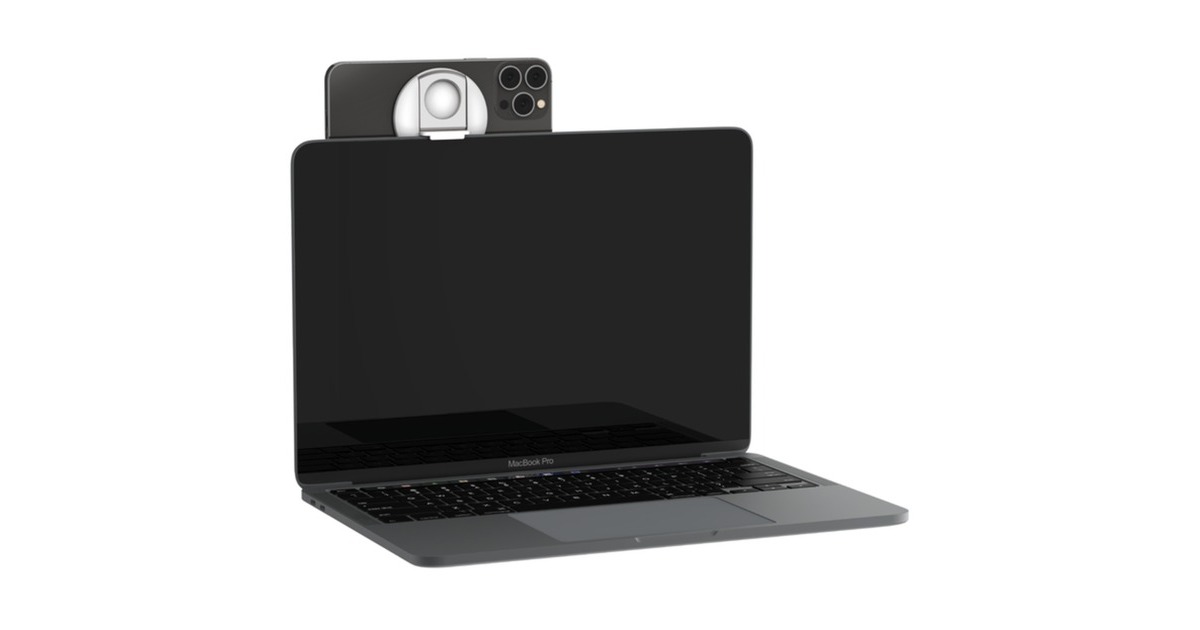 BelkiniPhone-houder met MagSafe voor Mac-laptops smartphonehouder  (Wit)