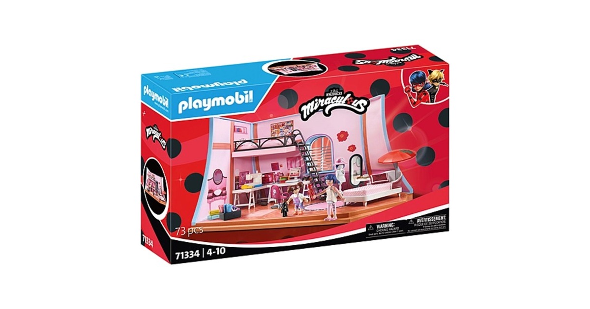 PLAYMOBILMiraculous - Marinettes loft Constructiespeelgoed  (71334)