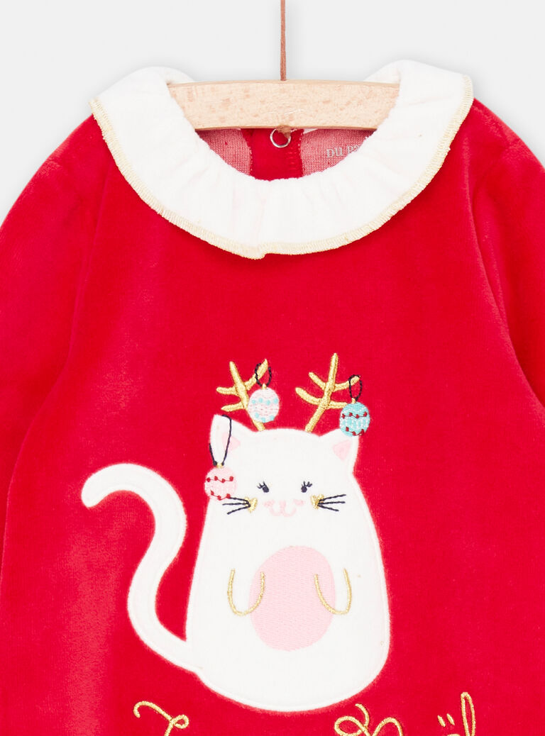 grenouillère NOEL pour bébé fille