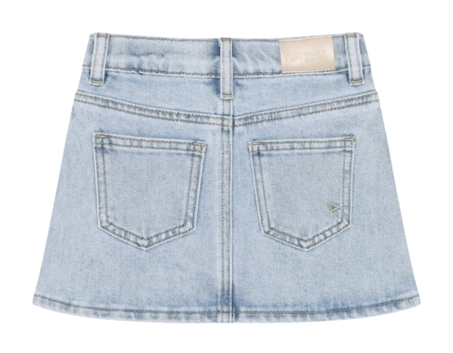 Daily7 Daily7 denim skirt light blue denim