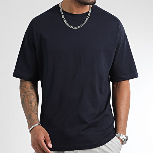 Tee Shirt Oversize Large 2671 Bleu Marine