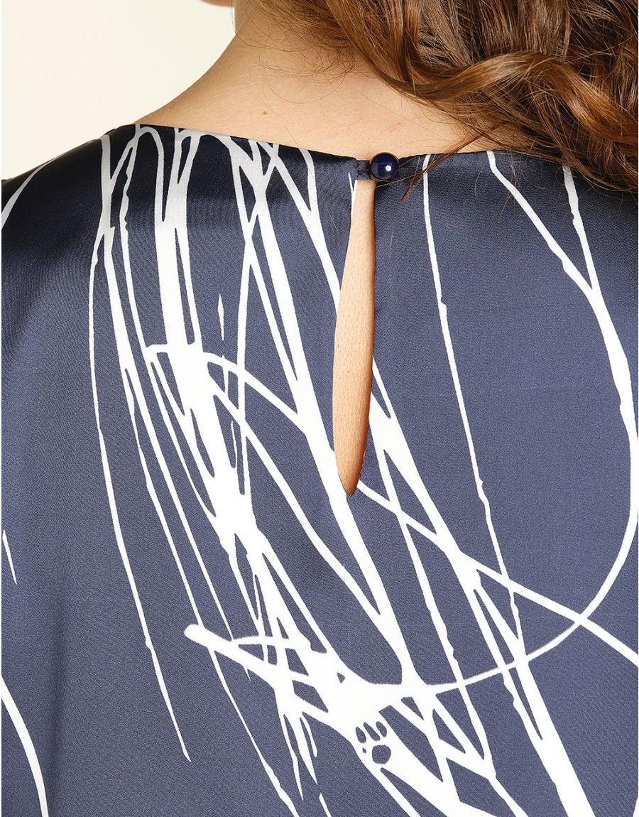 Robe habillée bleu marine