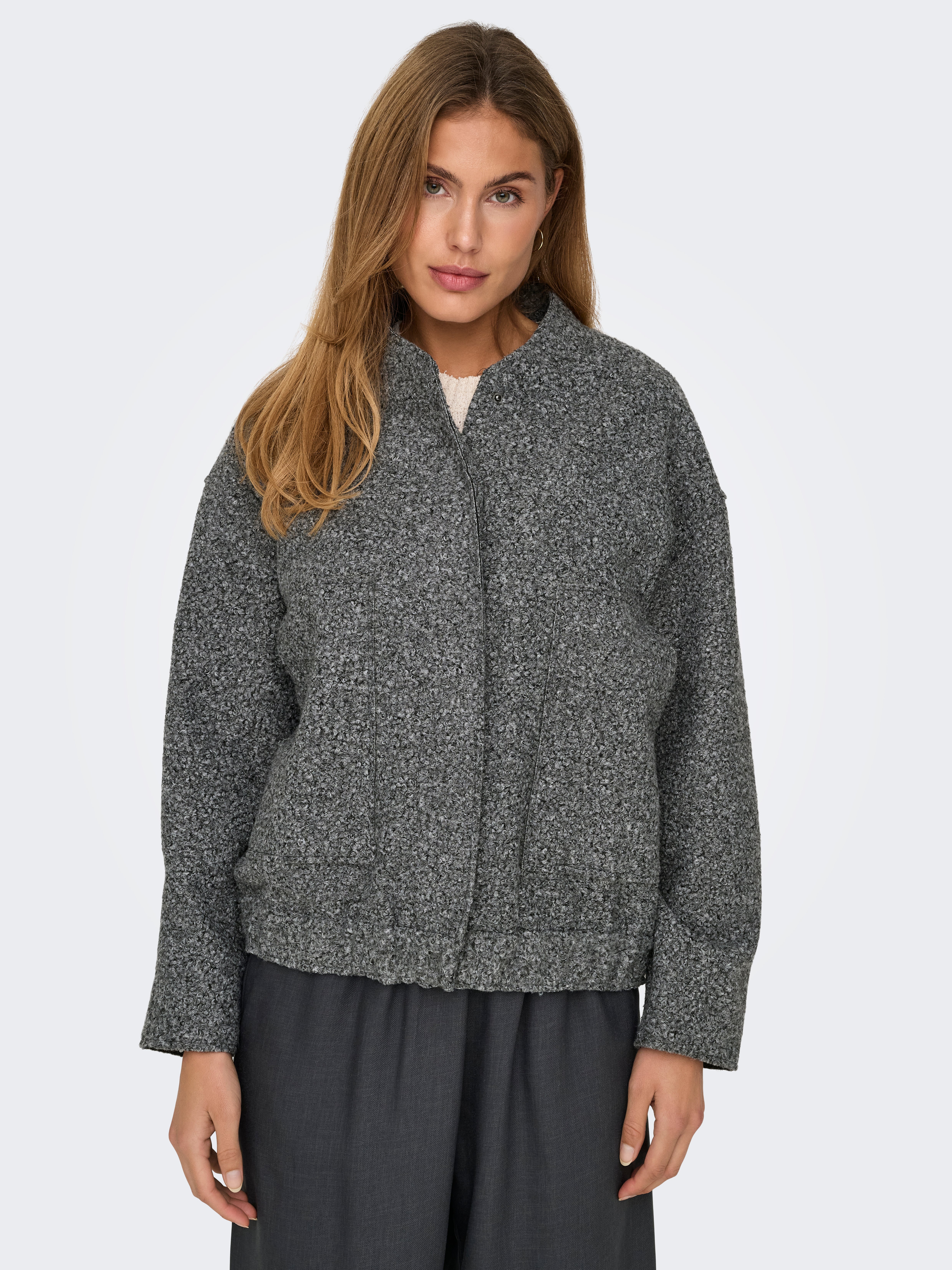 ONLGAIA Blousonjacke Dark Grey Melange