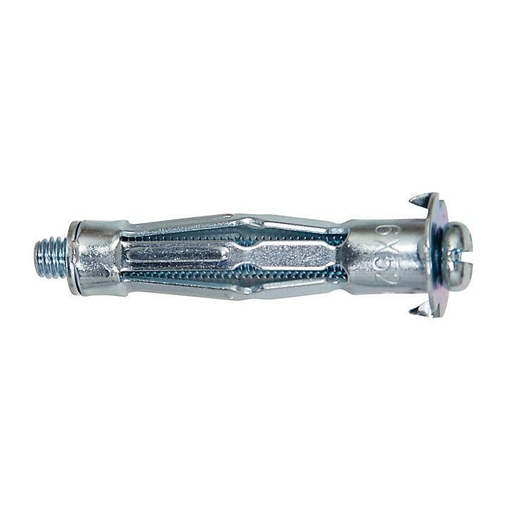 4 chevilles matériaux creux pour charges moyennes Fischer M6x59mm