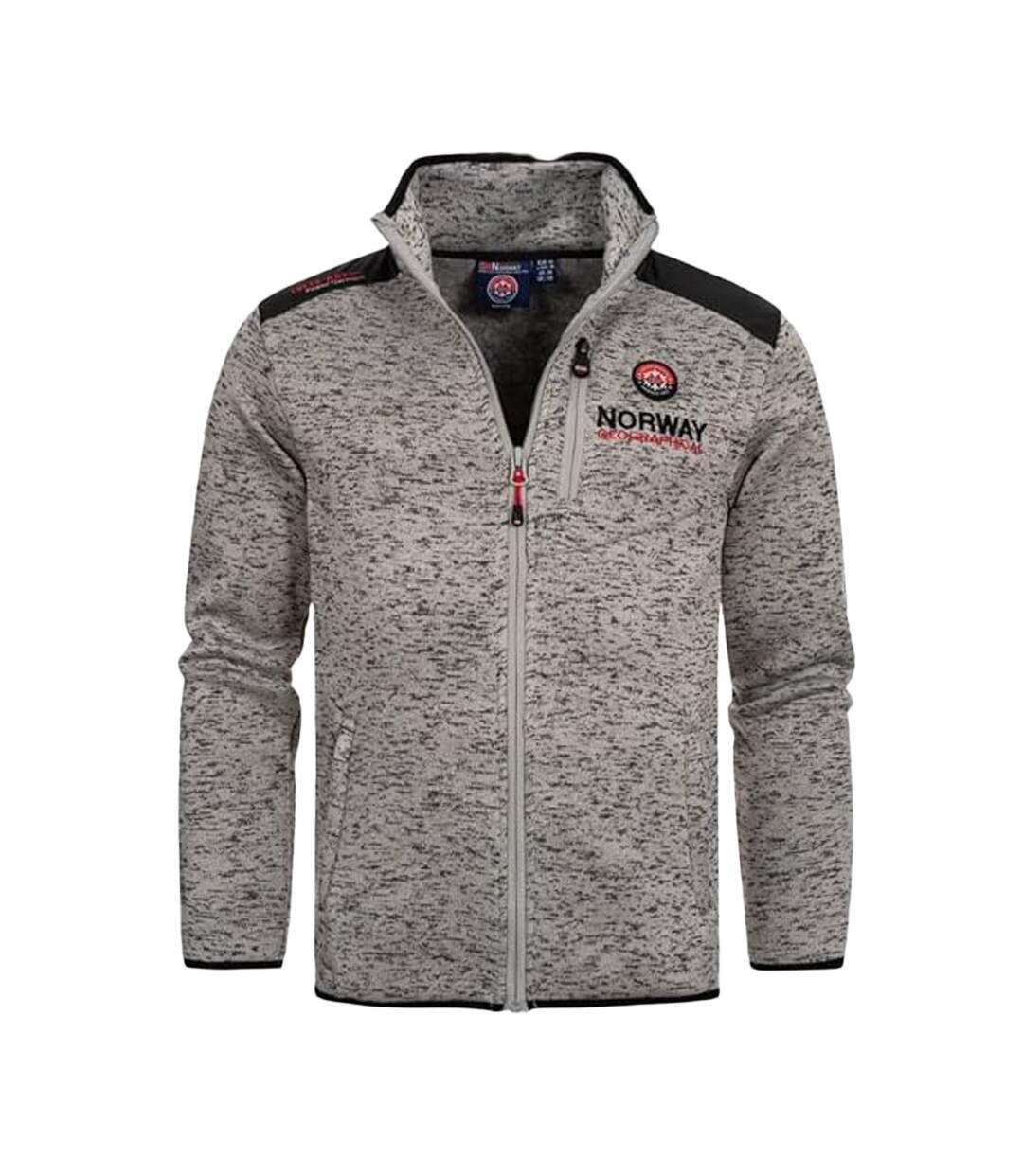 Polaire Gris/Noir Homme Geographical Norway Tavid Men