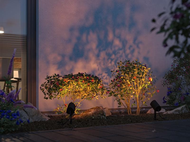 Paulmann Outdoor Gartenspot Plug & Shine Shira, RGBW, 6.5W, LED Gartenstrahler