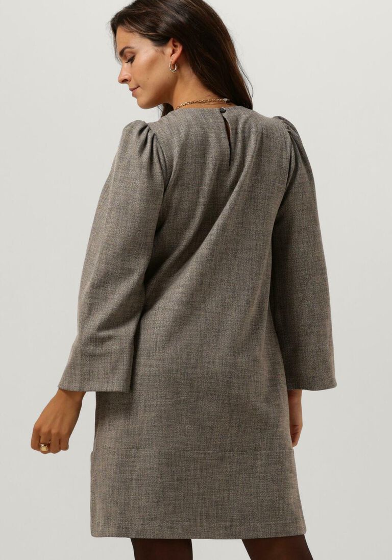 RUBY TUESDAY zwarte ruby tuesday mini jurk renesses round collar dress