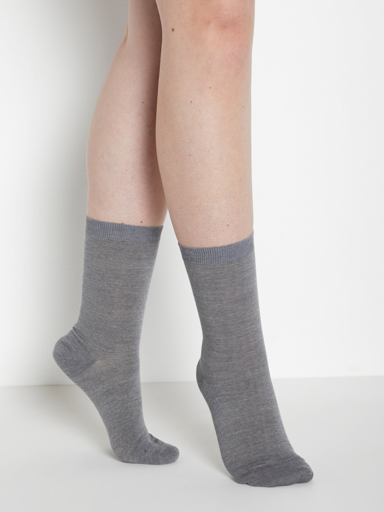 Mi-chaussettes jambes sensibles 2 paires