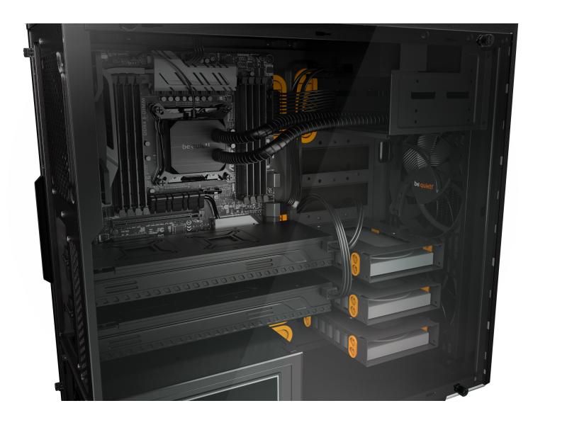 be quiet! PC-Gehäuse Pure Base 600 Fenster Leises und funktionales Mid-Tower Gehäuse