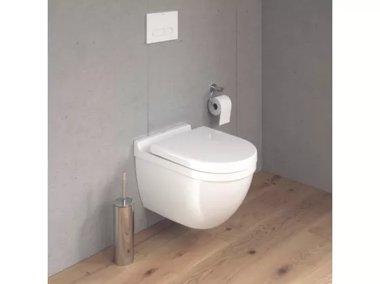 WC suspendu sans bride DURAVIT Strack 3 avec abattant frein de chute