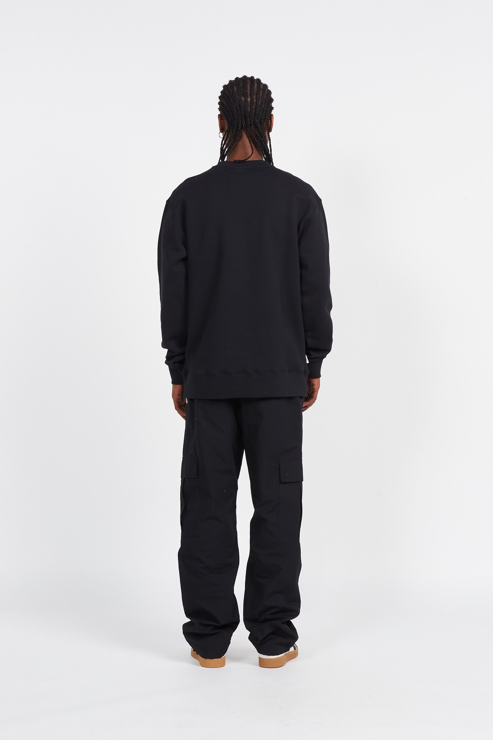 PARLEZ Sweatshirt Rodney Crew Black Noir