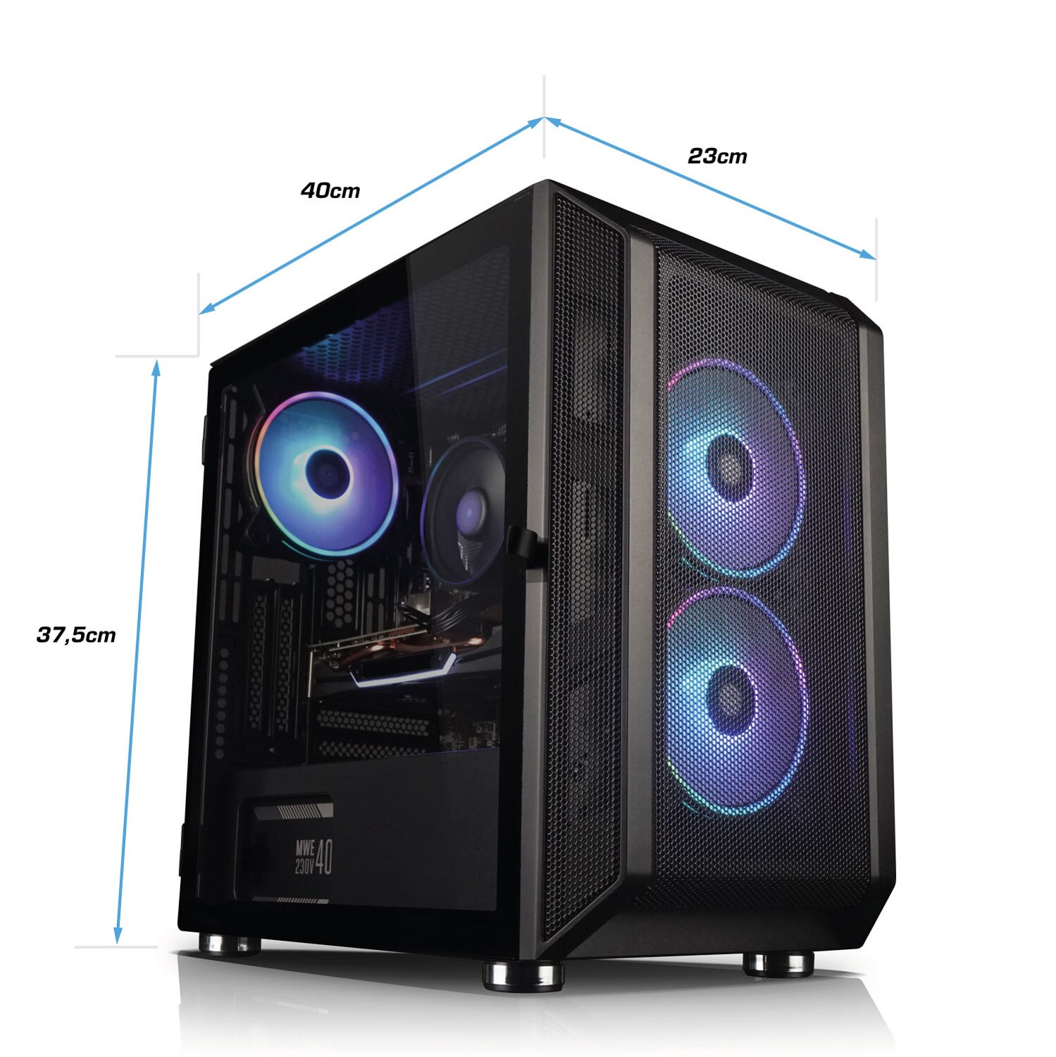 Gaming PC Hunter VII AMD Ryzen 9 7900X, 32GB DDR5, NVIDIA RTX 4070 Super 12 GB, 1TB SSD, Windows 11