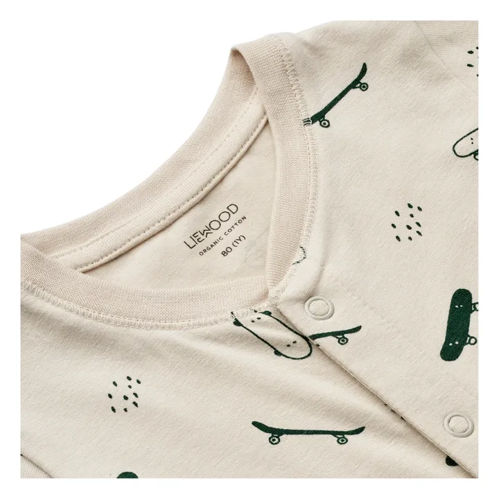 Liewood Pyjama sans pieds Coton Bio Birk | Beige
