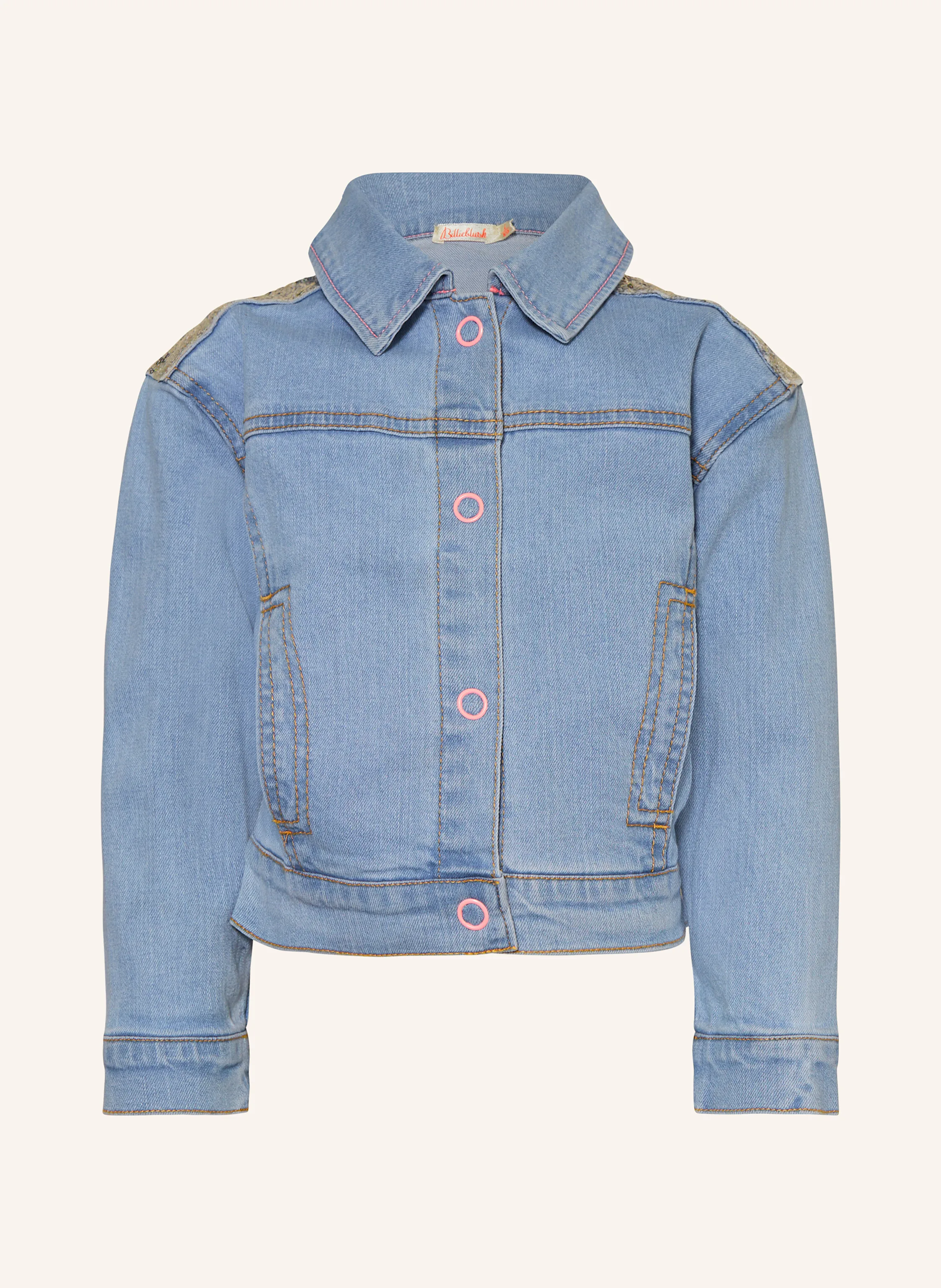 Billieblush Jeansjacke mit Pailletten