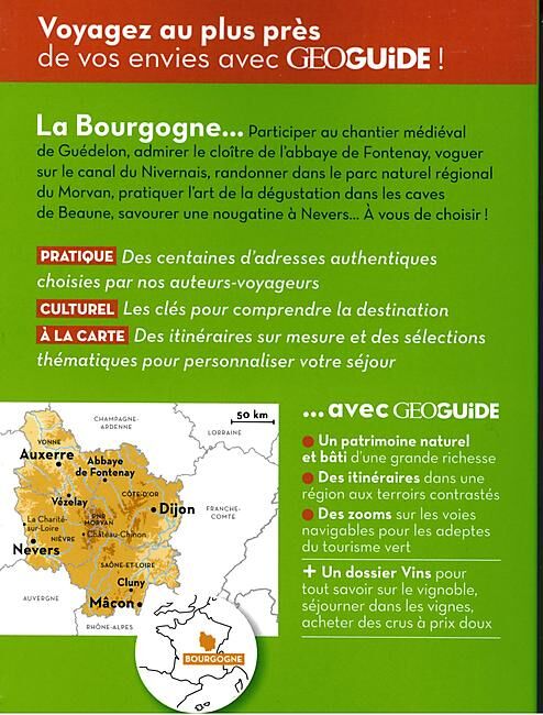 GALLIMARD - GEOGUIDE LA BOURGOGNE