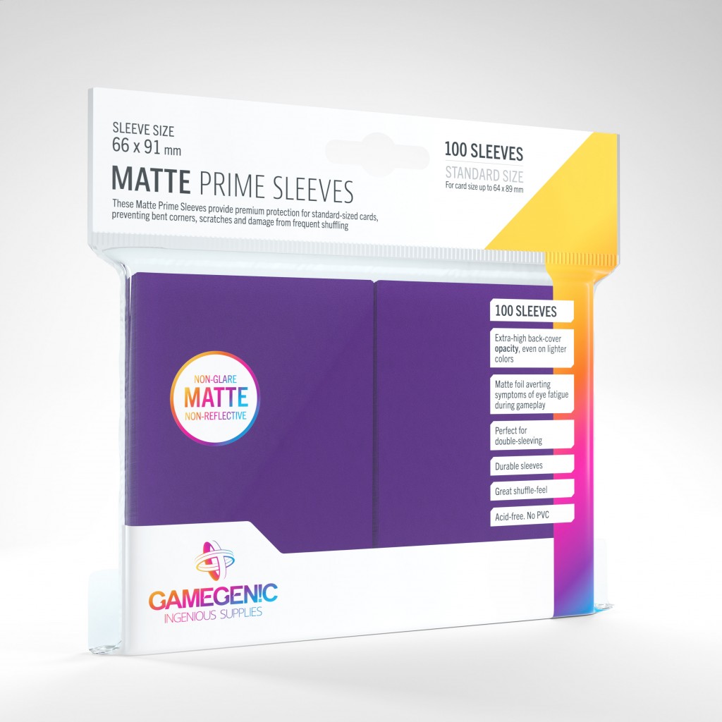 Gamegenic - MATTE Prime Sleeves - 66 x 91 mm