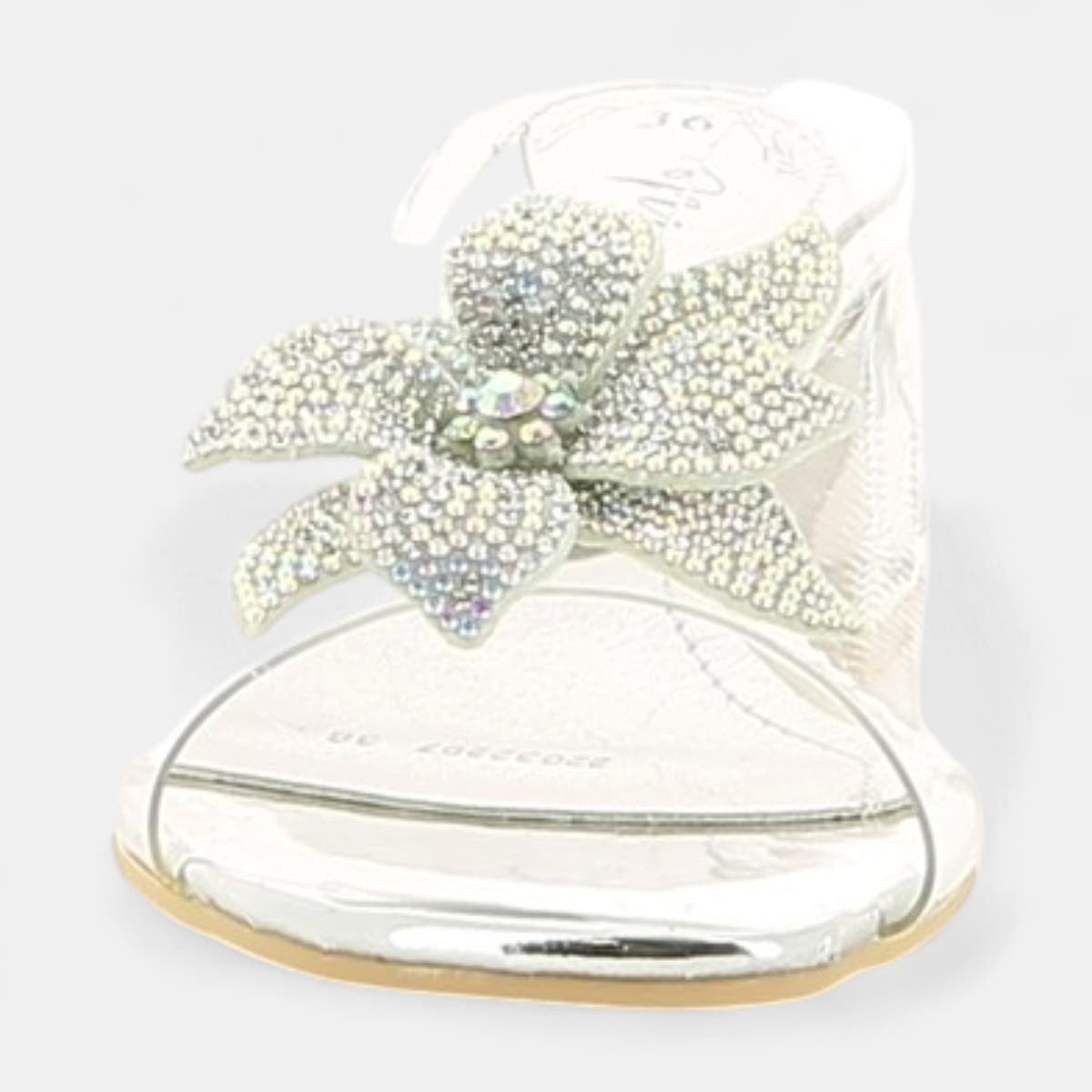 Mules à talon Femme argent