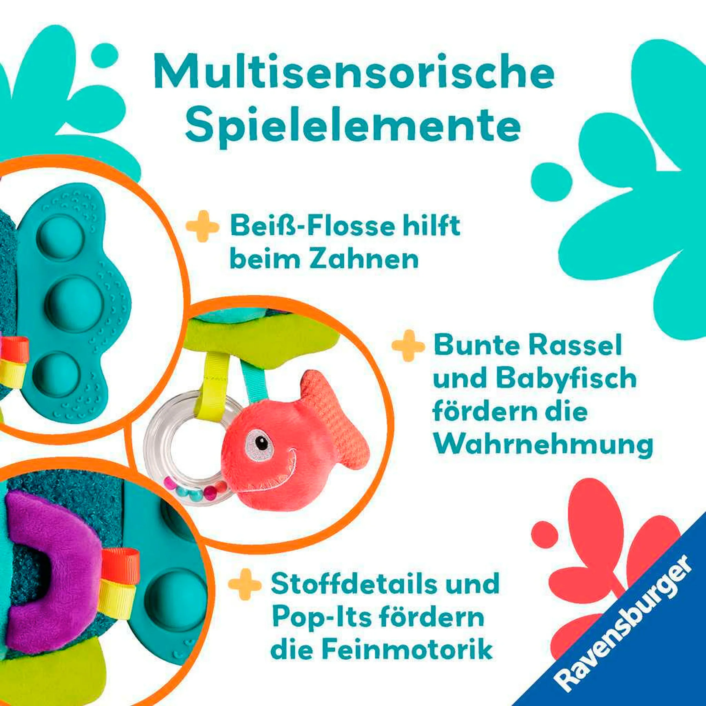Ravensburger Pop-it Piranha (blau)