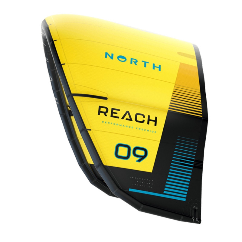 AILE DE KITESURF NORTH REACH 2024 SUNSET YELLOW