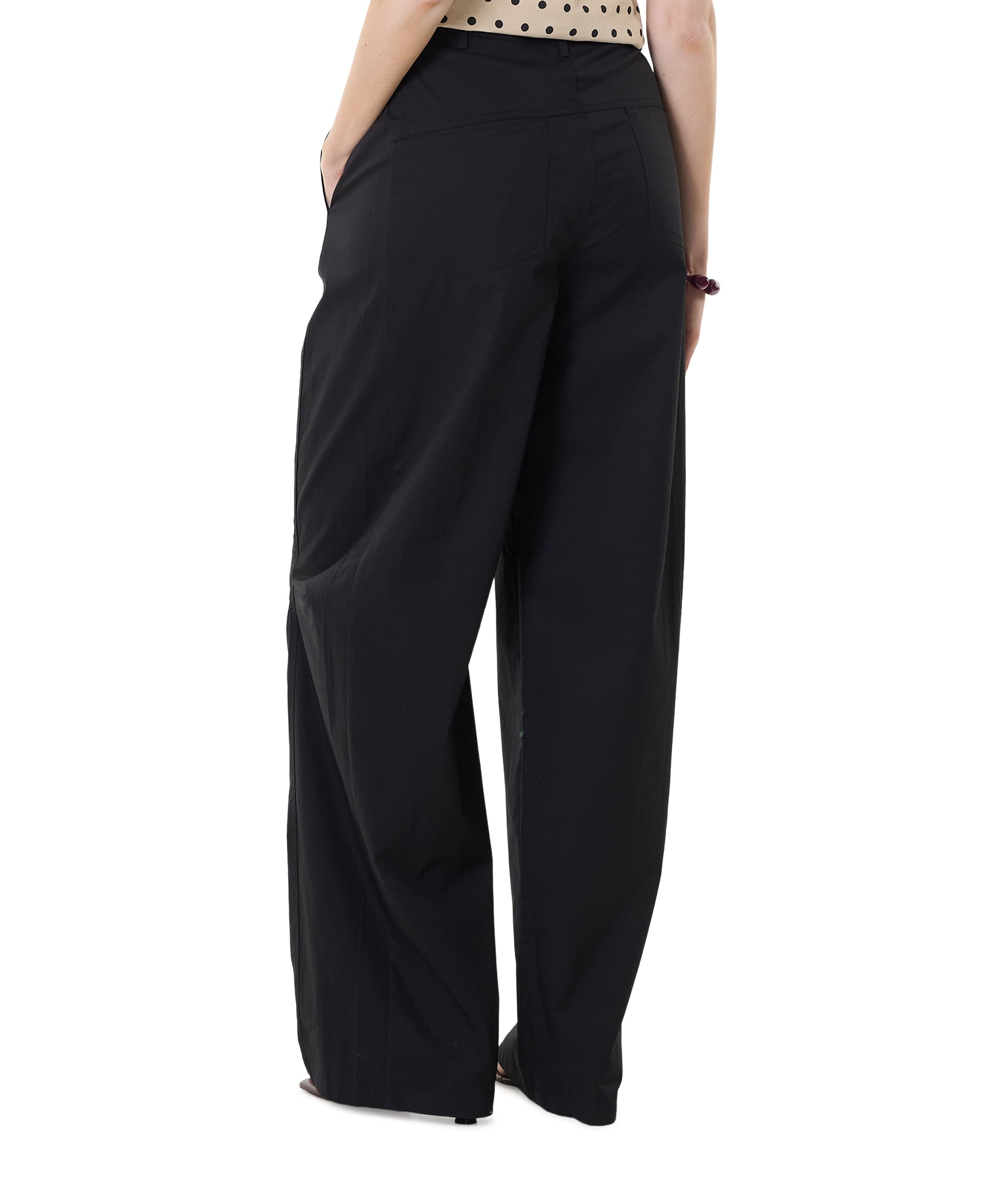 Co'Couture CottonCC Crisp Barrel LL dames broek zwart
