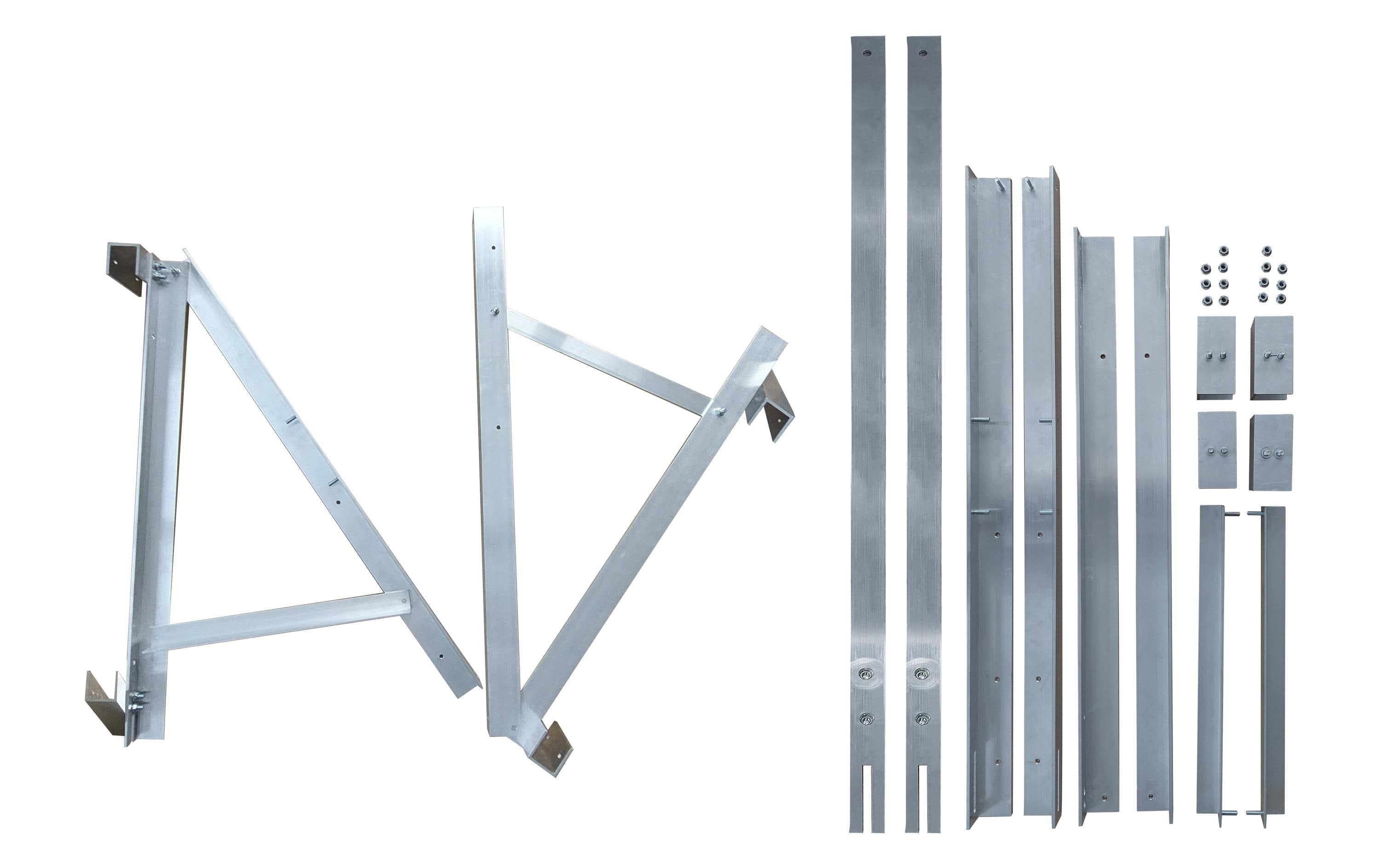 Balkonkraftwerkhalterung Pro 800W-1000W TX-309<br>Balkon Befestigungsset für ein Solarpanel