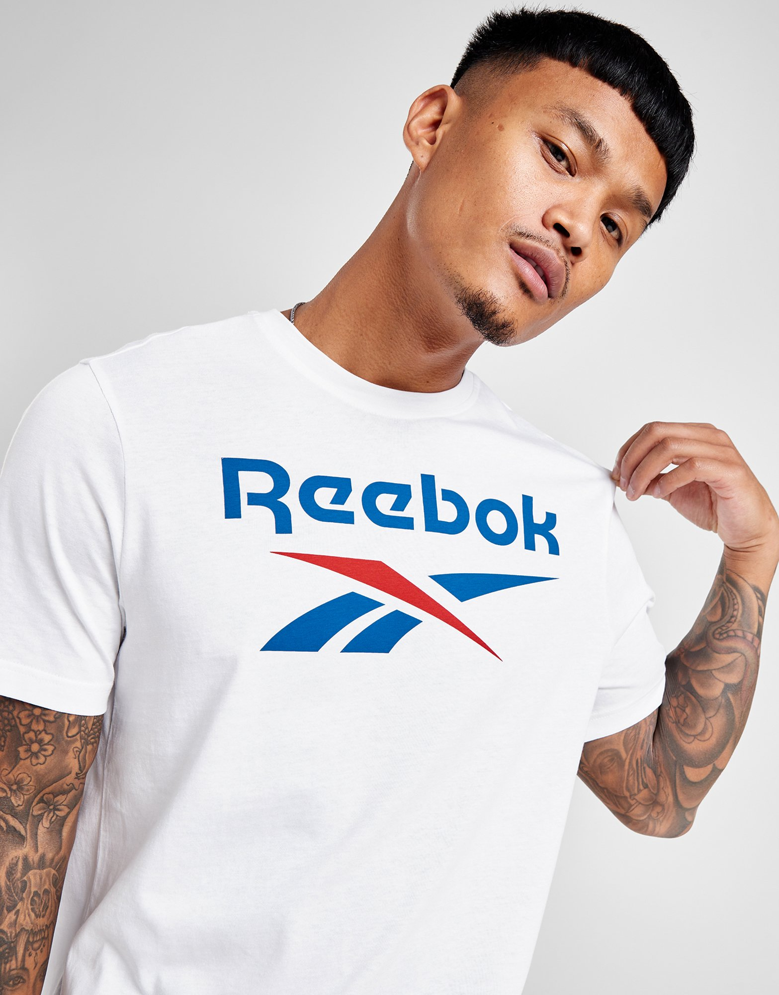 Reebok T-shirt Large Logo Homme