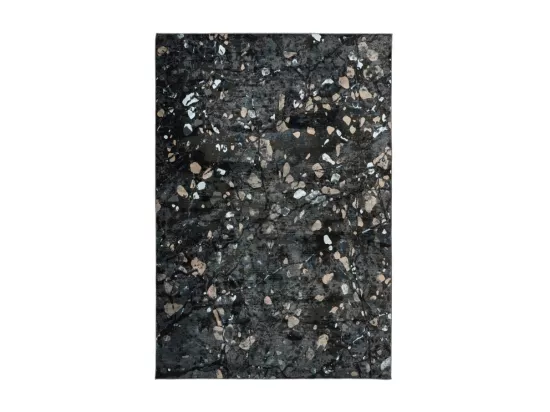 Tapis 170x120cm, design G308A coloris bleu pétrole - Confort et élégance pour votre intérieur