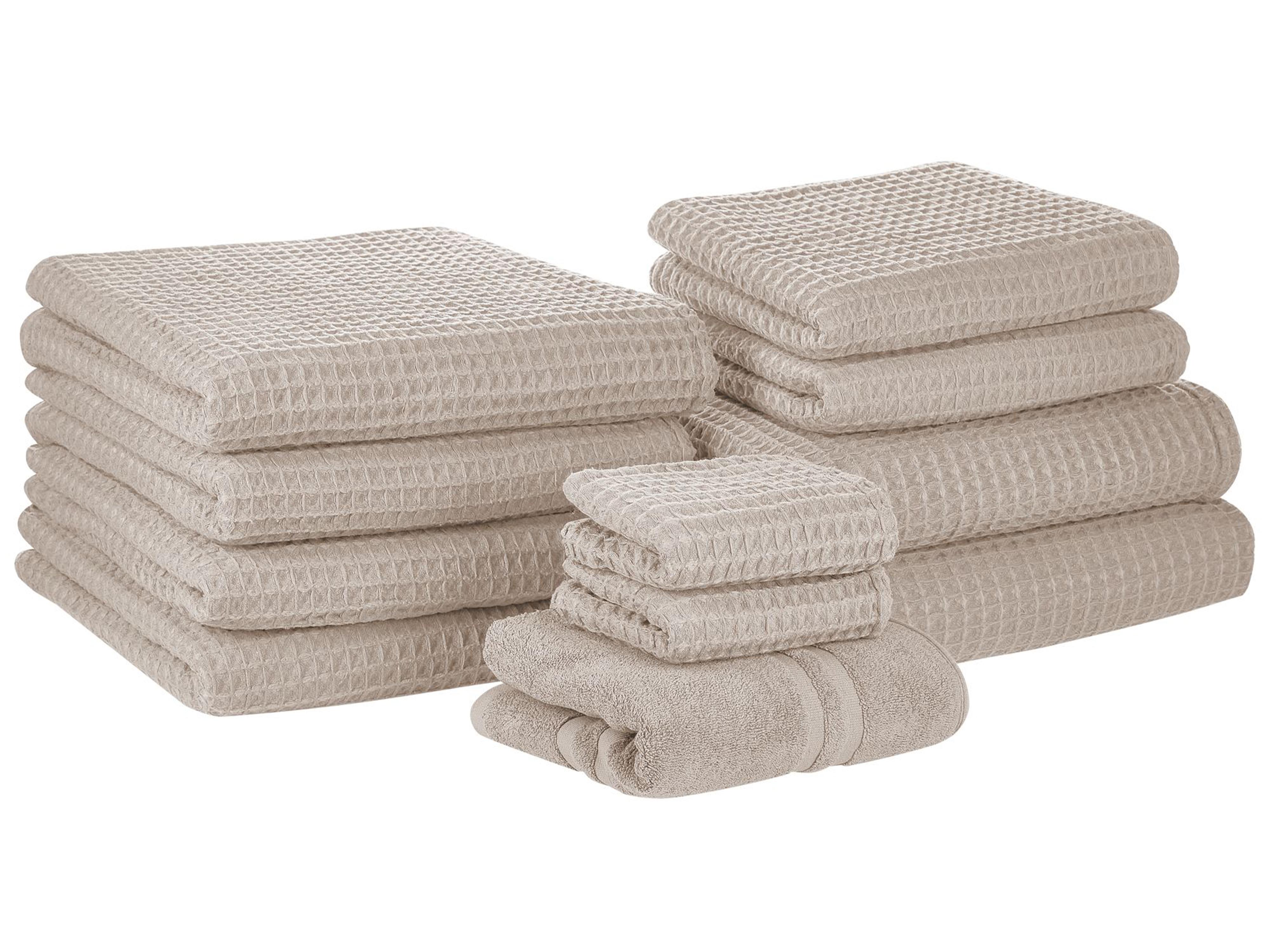 11-delige handdoekset AREORA Katoen Beige