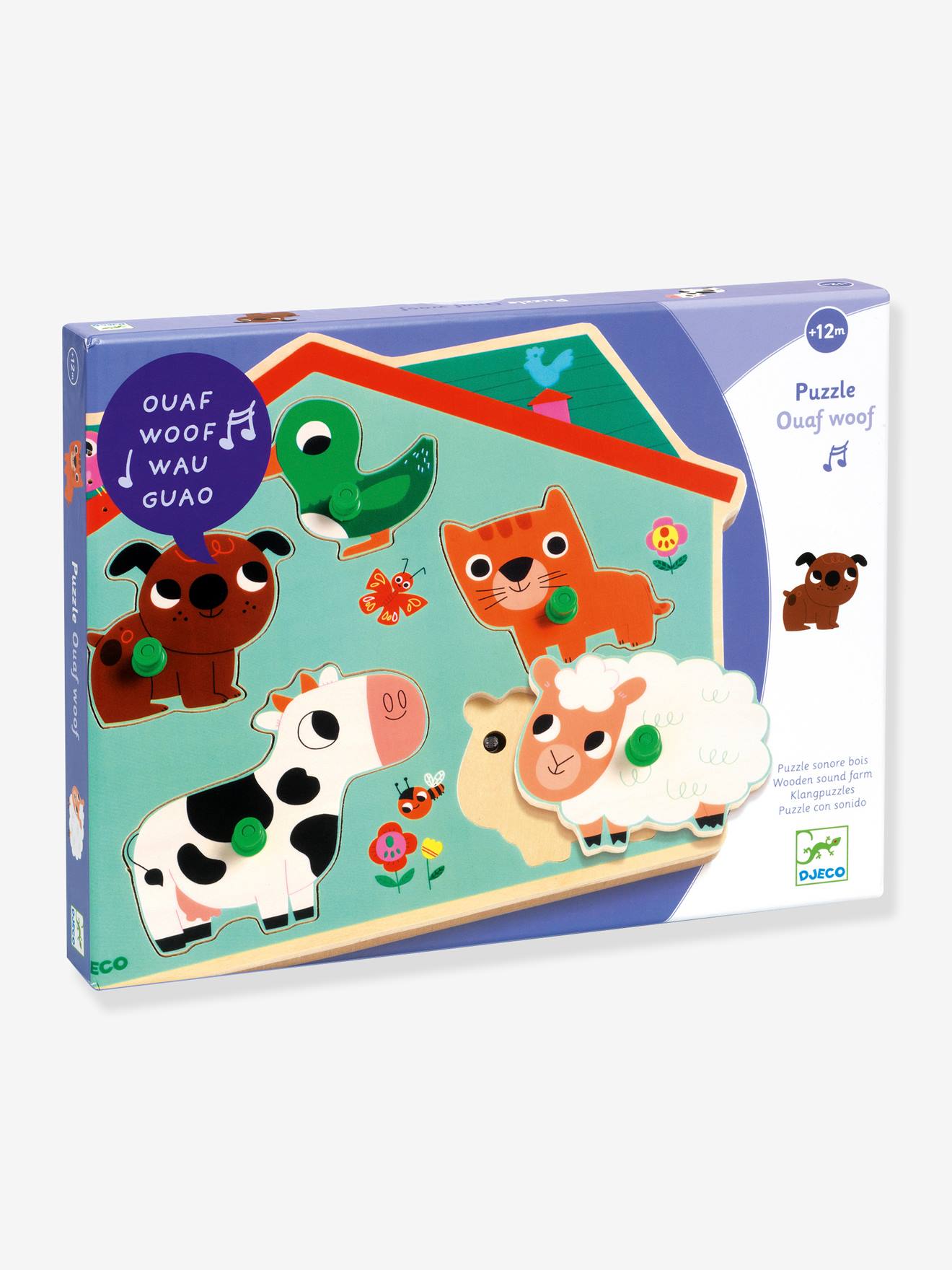 Quebra-cabeça sonoro de Auaf Woof