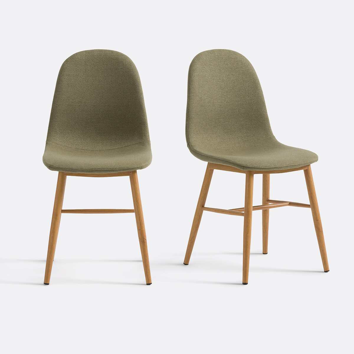 LA REDOUTE INTERIEURS<br>Conjunto de 2 cadeiras, tecido, Polina