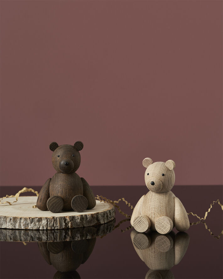 Lucie Kaas Teddy, smoked oak M¿rkebrun