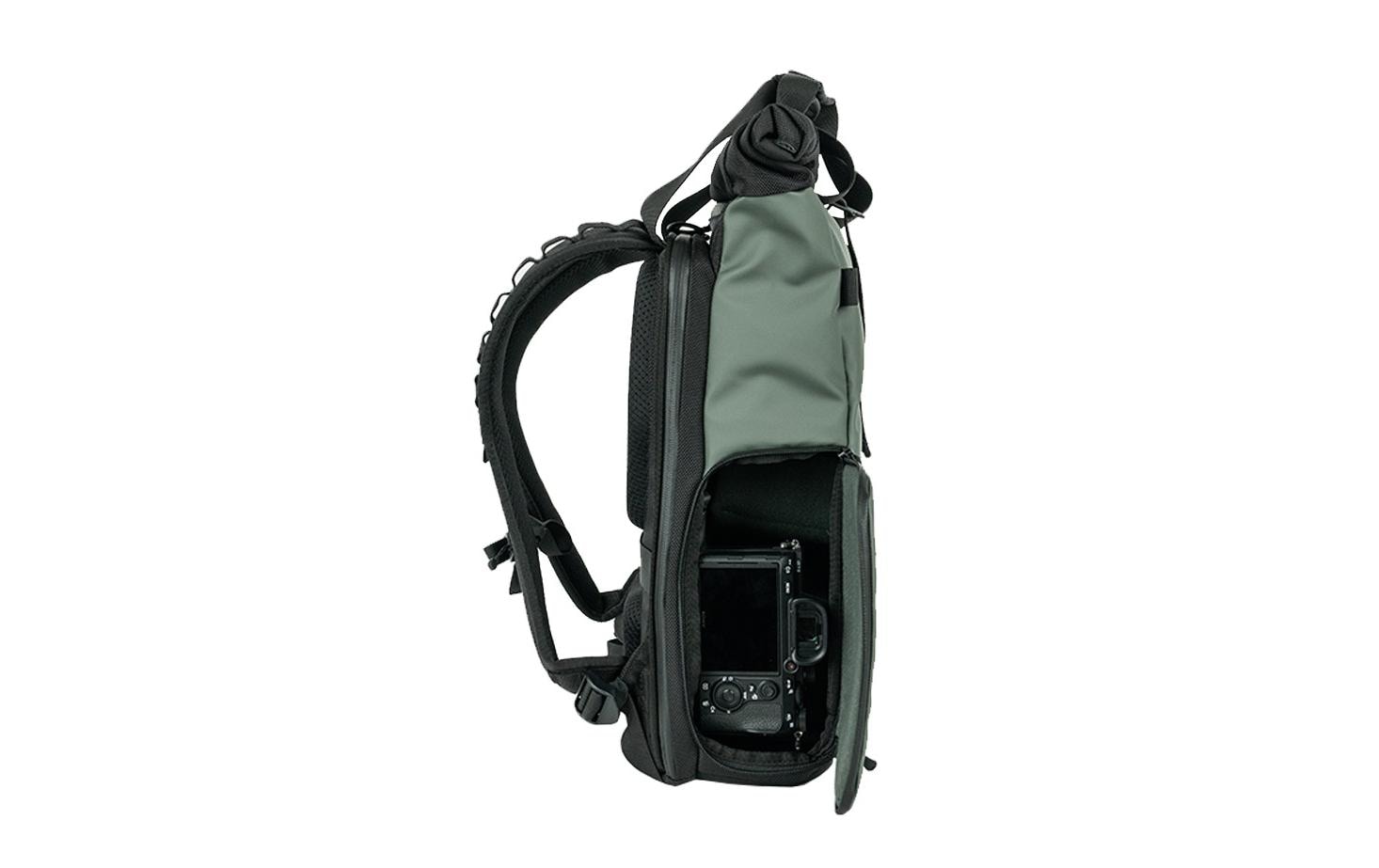 Fotorucksack PRVKE Lite 11 Liter Grün<br>Kleiner und kompakter Kamerarucksack