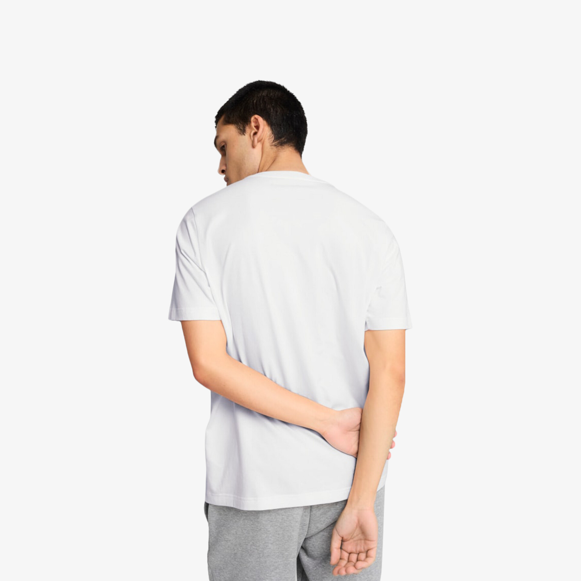 PUMA ESS Small Logo Herren T-Shirt weiß